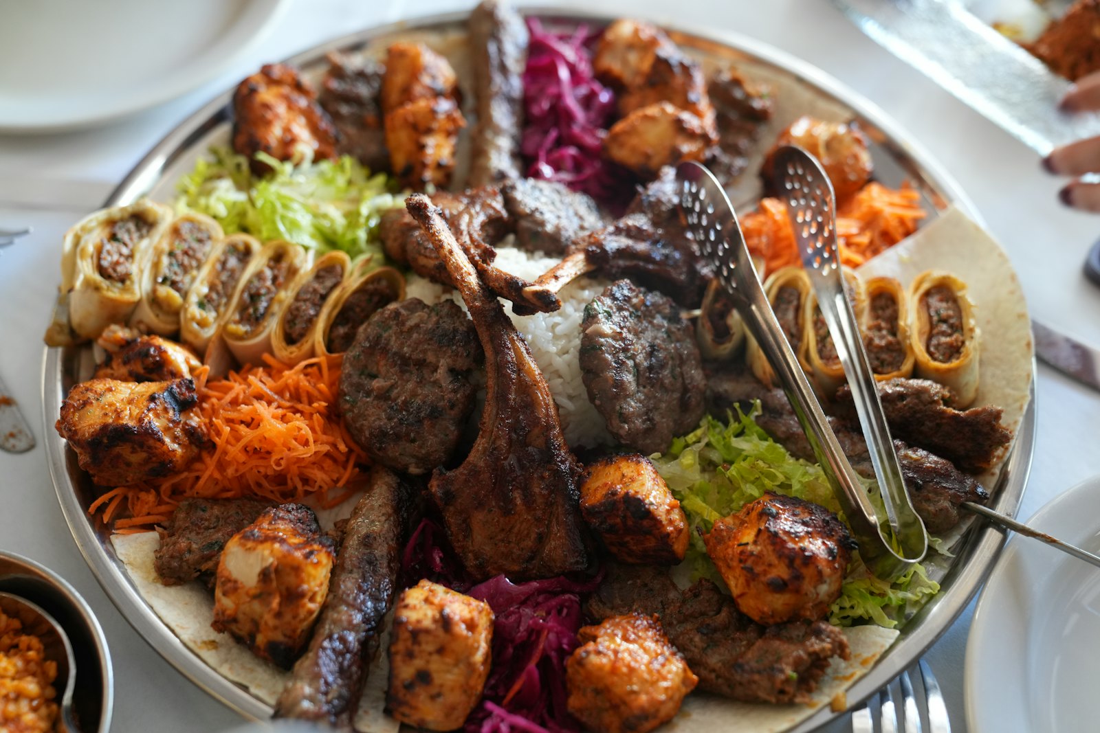 Große griechische Grillplatte
